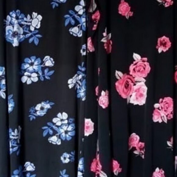 AVENUE SIZE 2XL SLEEVELESS BLACK FLORAL NIGHTGOWNS - Picture 2 of 3